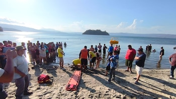 Protección Civil de El Salvador registró 58 personas fallecidas por ahogamiento de enero a la fecha, sobre todo en ranchos privados, piscinas y sitios sin cobertura de guardavidas. (Foto cortesía Comandos de Salvamento)