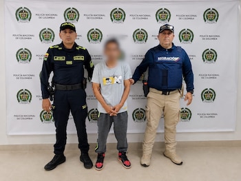 Ciudadano venezolano de 44 años, requerido por la justicia de Argentina mediante circular roja de Interpol por un caso de presunta defraudación informática - crédito Policía de Bucaramanga