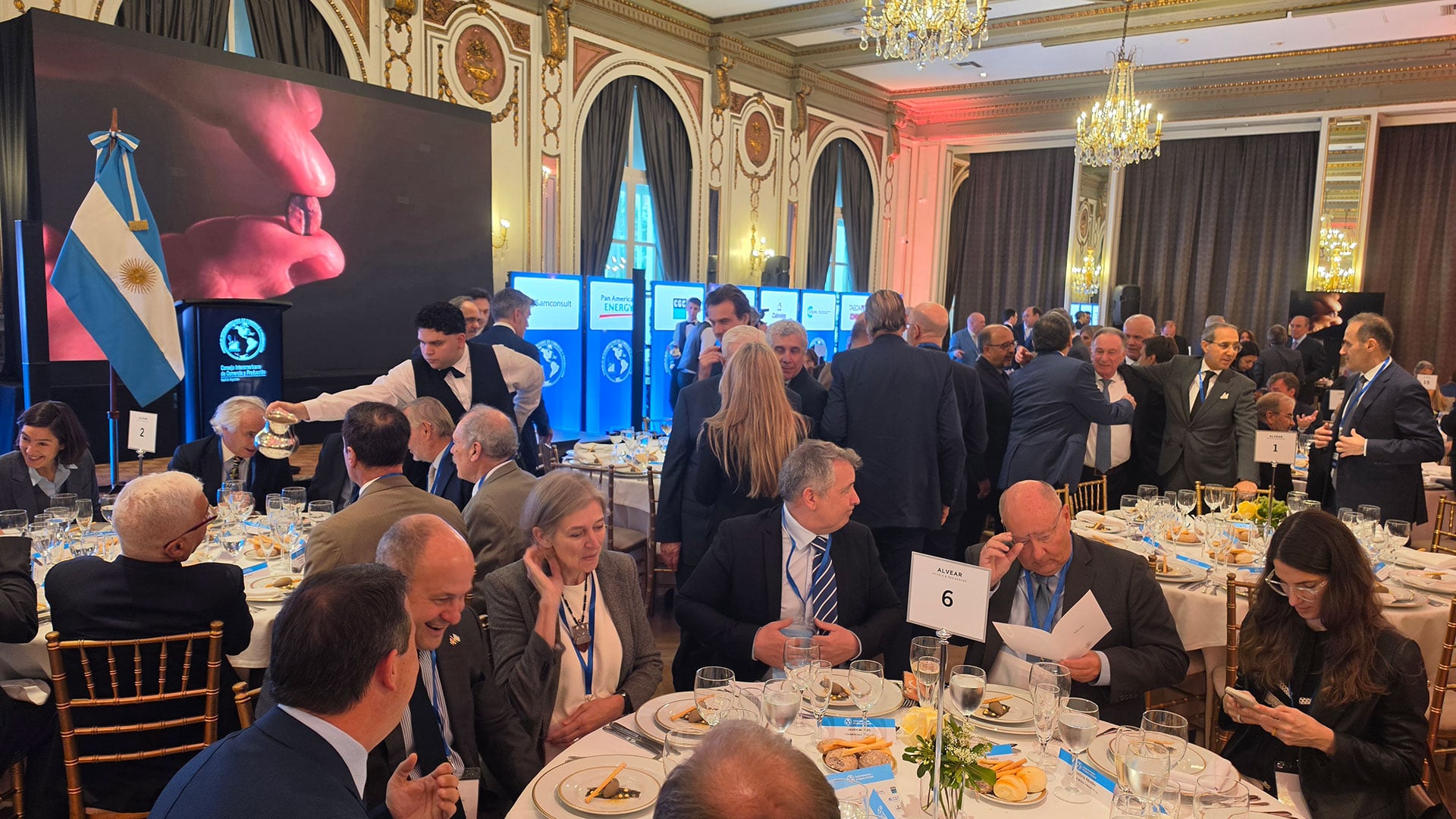 El evento empresarial se hizo, como siempre, en el Hotel Alvear