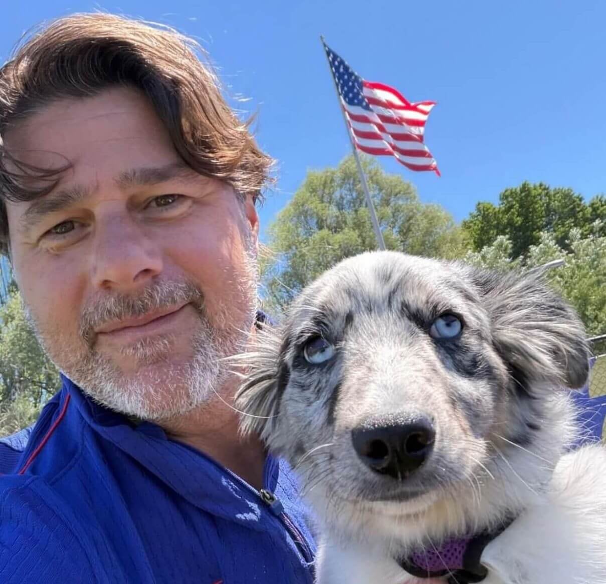 Mauricio Pochettino avaló la presencia de perros en la selección de Estados Unidos, mientras la federación impulsa en Atlanta una presencia de mascotas más permanente (Instagram)