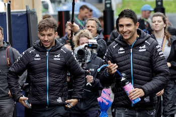 Pierre Gasly y Esteban Ocon