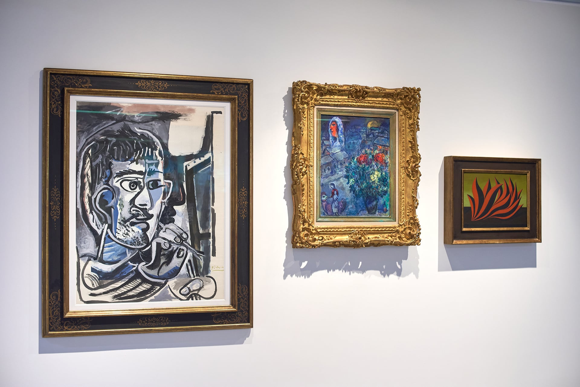 Núcleo de obras de Picasso, Chagall y Aizemberg