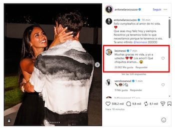 Las fotos que eligió Antonela Roccuzzo para saludar a Lionel Messi por su cumpleaños