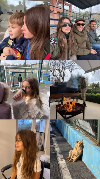 El collage compartido por la