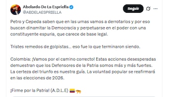 El precandidato Abelardo de La