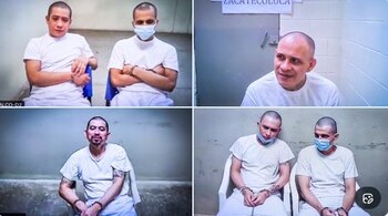 Cuatro hombres acusados de pandilleros