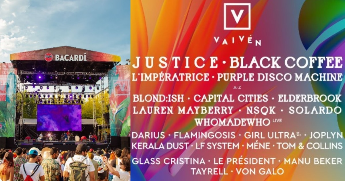 Festival Vaivén 2024 con Justice, Capital Cities, Girl Ultra y más ...