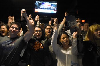 Seguidores de Sanders. REUTERS/Callaghan O'hare