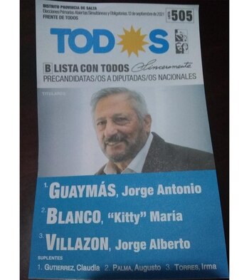 insólitas boletas las PASO 2021
