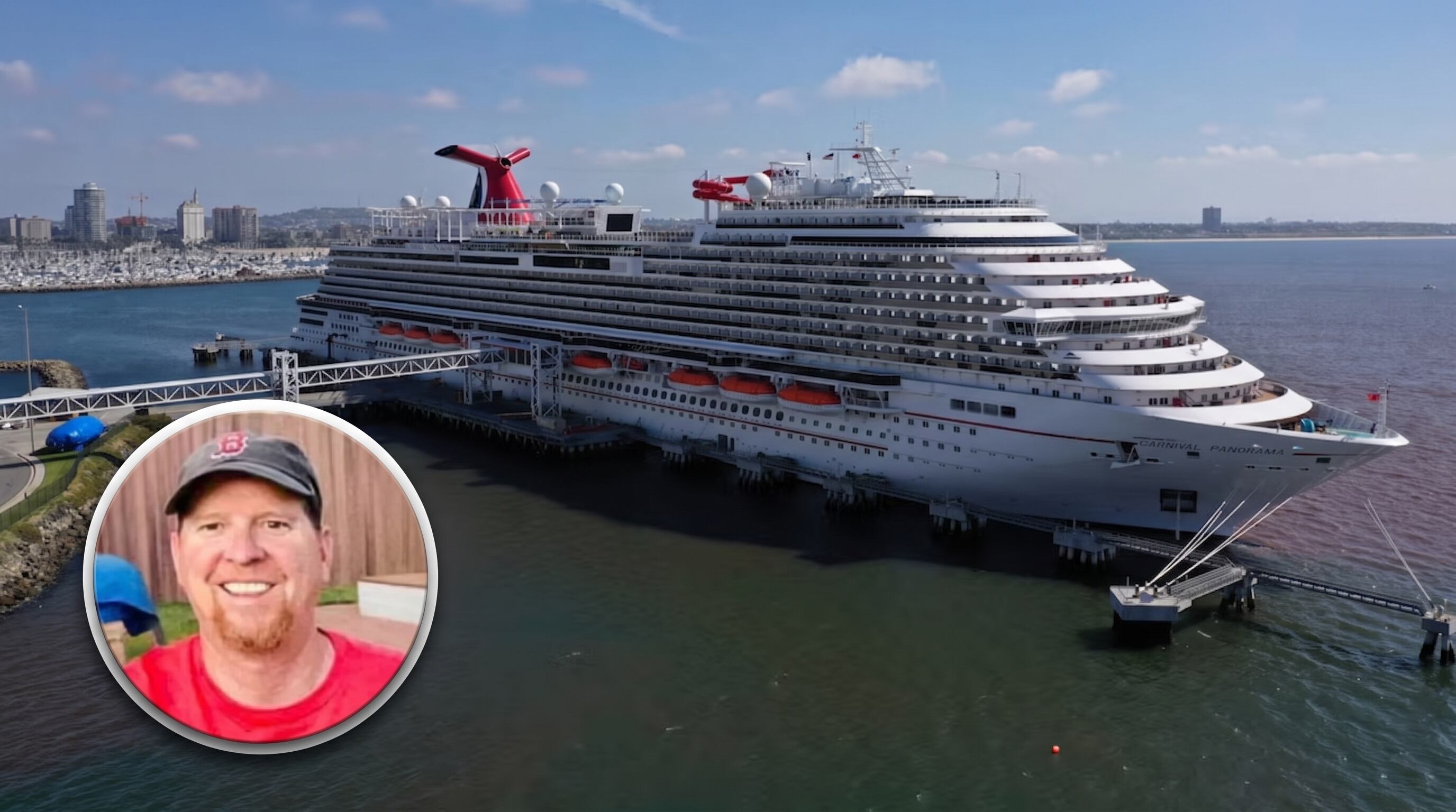 Thomas Gigler desapareció tras caer al mar desde el crucero Carnival Panorama durante un viaje por su aniversario de bodas.