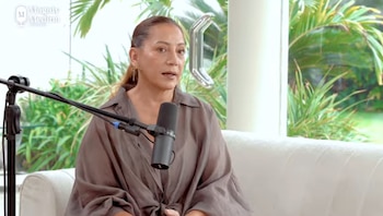 Pati Lorena cuenta cómo la recibió Magaly Medina en su casa y sorprende con inesperado comentario. Captura: Magaly Medina el podcast.