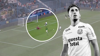 Martín Pérez Guedes cometió un fallo garrafal que puede costarle muy caro a Universitario. - Crédito: Composición Infobae