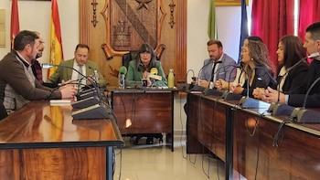 Un pleno municipal en el Ayuntamiento de Jódar (Ayuntamiento de Jódar)