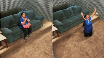 Descubrió a su empleada doméstica