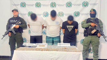 Durante la intervención, las autoridades