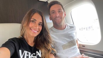 Antonella Roccuzzo y Lionel Messi