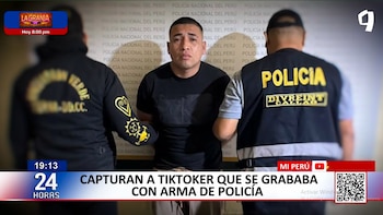 Capturan a ‘Tico tico’ en el Callao: tiktoker tansmitía en vivo con arma de la PNP y tenía requisitoria por homicidio