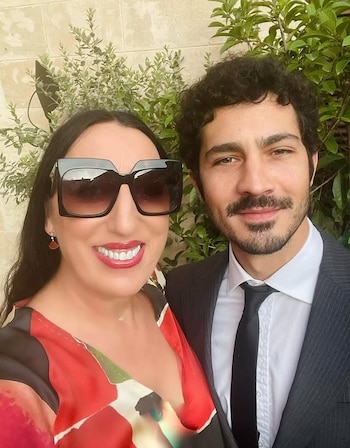 Chino Darín junto con Rossy