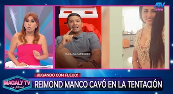 Raymond Manco en el ojo de la tormenta tras revelación de conversaciones comprometedoras. Captura: Magaly Tv La Firme.