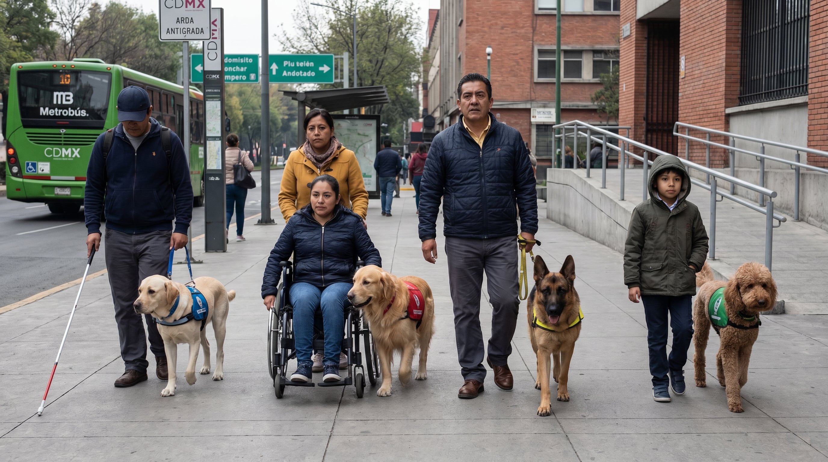 En la Ciudad de México, estos animales de asistencia cuentan con protección legal y acceso garantizado a espacios públicos y medios de transporte para apoyar la autonomía y seguridad de sus usuarios