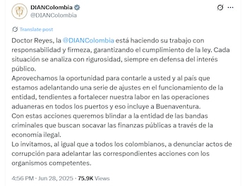 La entidad aseguró que se