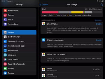 Un iPad puede presentar problemas