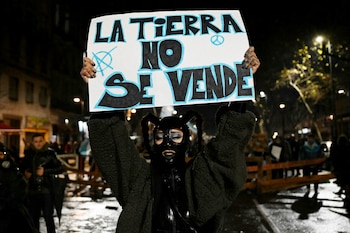 Marcha Congreso - Ley de Tierras - 6 de agosto - Incidentes