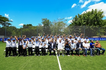 Los 1,308 alumnos del centro educativo de Santa Ana tendrán acceso a una infraestructura deportiva para la práctica del fútbol./ (FESFUT)