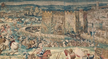 Detalle del "Duelo entre Francisco