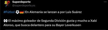 Luis Javier Suárez se encontraría