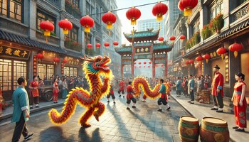 Durante el Año Nuevo Chino,