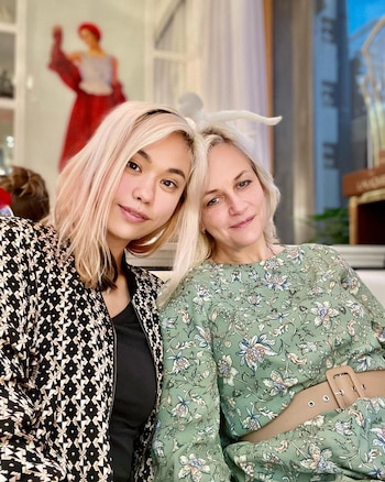 Alina en Siberia con su