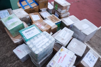 La comunidad venezolana en Honduras impulsó una jornada de ayuda para los afectados por los terremotos en Venezuela del 24 de junio.