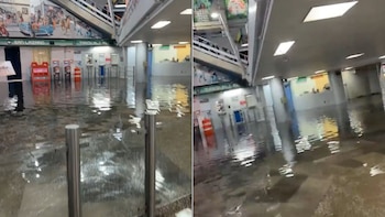 ¿Qué está pasando en el Metro y Metrobús hoy 15 de junio?: accesos a la estación San Lázaro se inunda tras fuertes lluvias