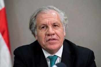 El secretario general de la Organización de Estados Americanos (OEA), Luis Almagro. EFE/Orlando Barría/Archivo