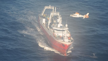 Dramático rescate aéreo de Prefectura