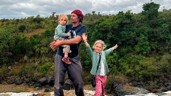 Zaira Nara y su familia de vacaciones en África