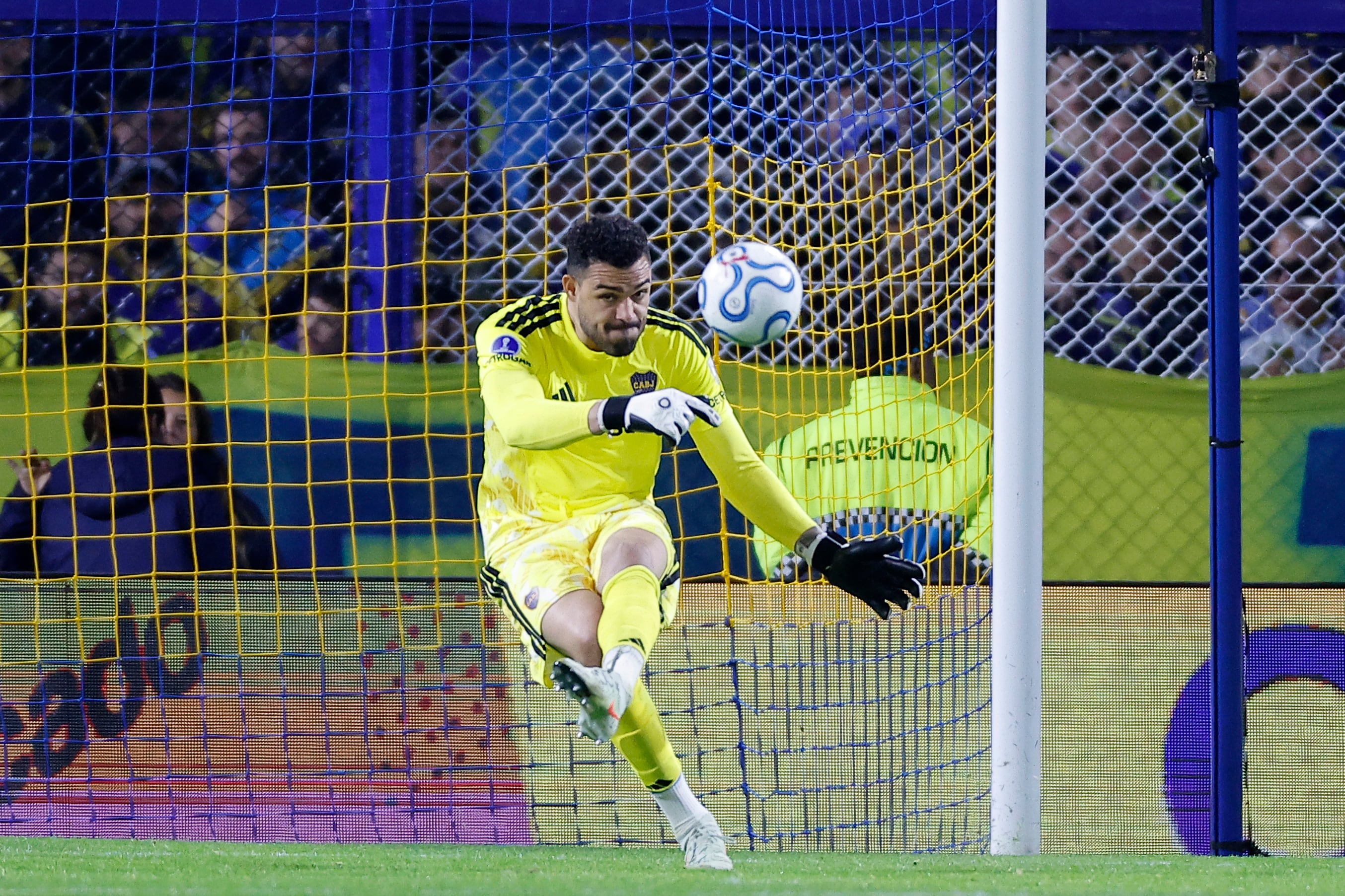 Álvaro Montero fue determinante en la victoria de Boca Juniors ante San Pablo de Brasil-crédito Juan Ignacio Roncoroni/EFE