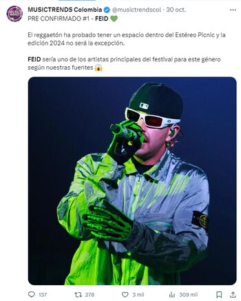 Uno de los artistas que