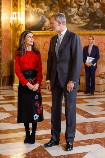 Los reyes Felipe y Letizia