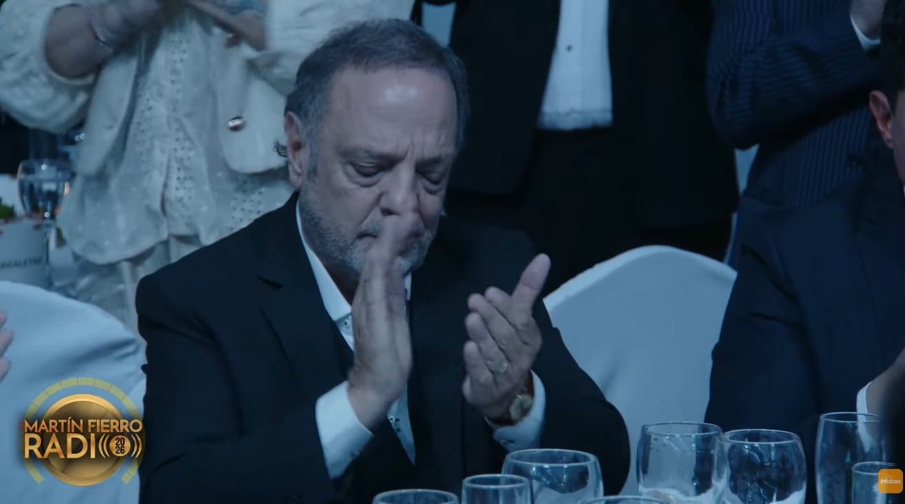 Baby Etchecopar, amigo de Chiche Gelblung, a pura emoción