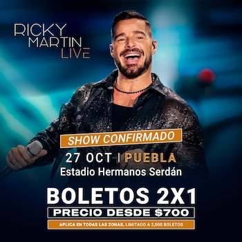 ricky martin -México- 21 octubre