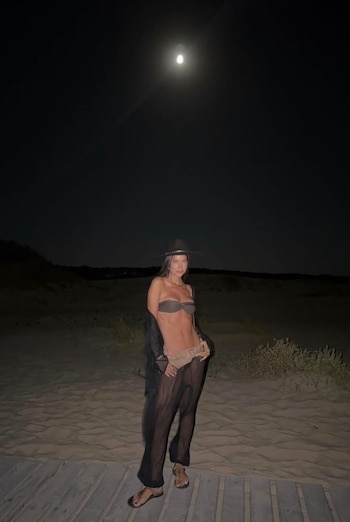 Zaira Nara lució un sombrero