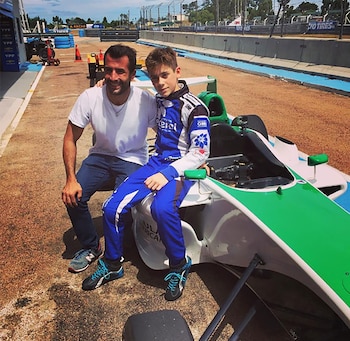 Lucas Benamo el día que