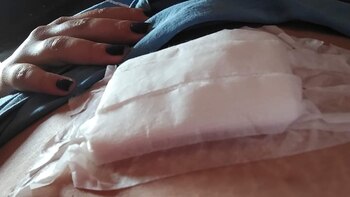 La herida tras el tratamiento: