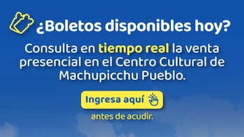 Boletos a Machu Picchu hoy: Link para revisar la disponibilidad en venta presencial
