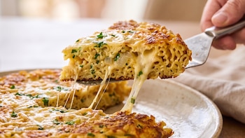 Receta de tortilla de fideos, rápida y fácil