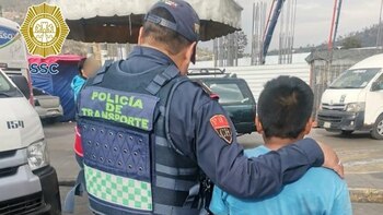 Niño extraviado en CETRAM Indios