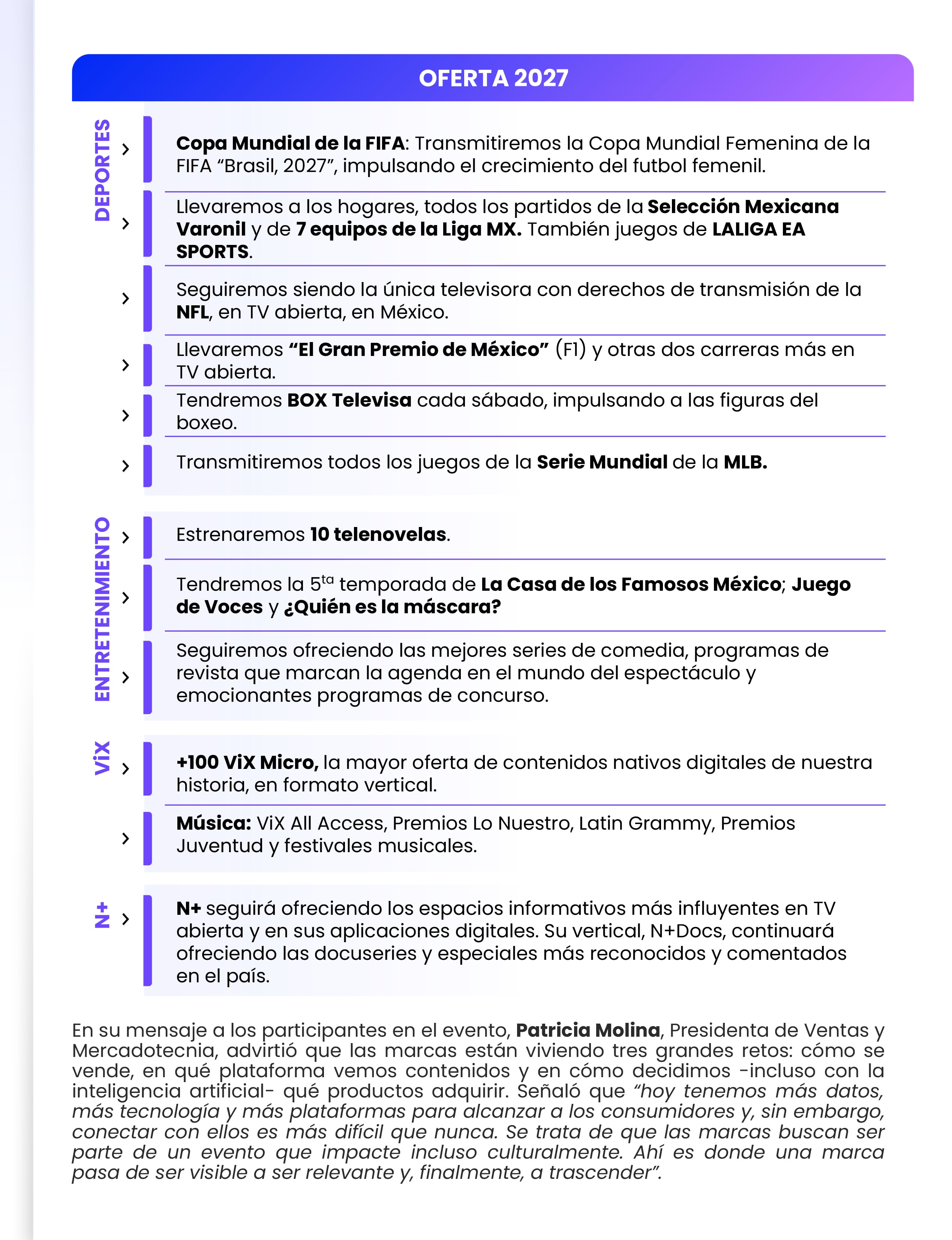 Televisa presume números de sus programas en 2026 (Televisa)