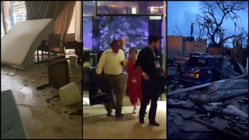 La internauta resultó con heridas